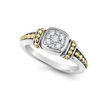 Load image into Gallery viewer, Lagos 18k and Sterling Silver Rittenhouse Pavé Diamond Ring