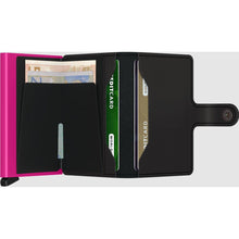 Load image into Gallery viewer, Secrid Miniwallet in Matte Black & Fuchsia
