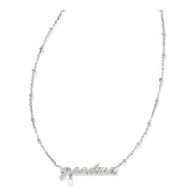 Load image into Gallery viewer, Kendra Scott Grandma Script Pendant Necklace with Pearl