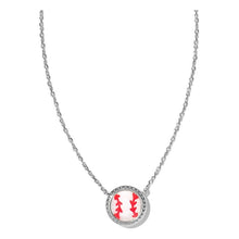 Load image into Gallery viewer, Kendra Scott Baseball Necklace in Ivory Mother of Pearl