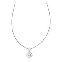 Load image into Gallery viewer, Kendra Scott Silver Dira Necklace in White Crystal