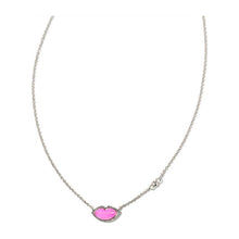 Load image into Gallery viewer, Kendra Scott Lips Pendant in Hot Pink MOP