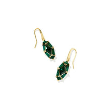 Load image into Gallery viewer, Kendra Scott Lindy Rae Gold Drop Crystal Earrings
