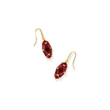 Load image into Gallery viewer, Kendra Scott Lindy Rae Gold Drop Crystal Earrings