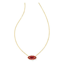 Load image into Gallery viewer, Kendra Scott Lindy Rae Elisa Gold Crystal Pendant Necklace