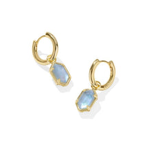 Load image into Gallery viewer, Kendra Scott Hallie Gold Convertible Huggie Earrings