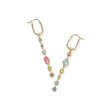 Load image into Gallery viewer, Kendra Scott Gold Mini Elisa Abbie Convertible Huggie Earrings