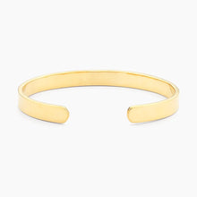 Load image into Gallery viewer, Ella Stein 14k Yellow Gold Plated "Sky is the Limit" Diamond Cuff Bracelet