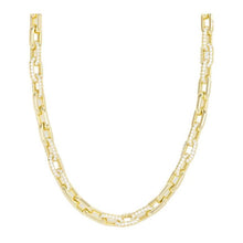 Load image into Gallery viewer, Frankie Pave Diamondette Gold Necklace