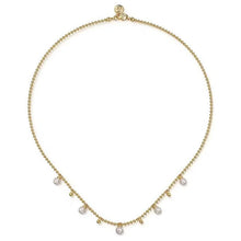 Load image into Gallery viewer, Gabriel 14K Yellow Gold Bujukan Bead & Pearl Necklace