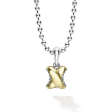 Load image into Gallery viewer, Lagos 18K & Sterling Silver Embrace X Pendant Necklace