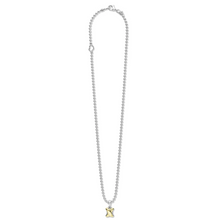 Load image into Gallery viewer, Lagos 18K & Sterling Silver Embrace X Pendant Necklace