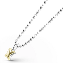 Load image into Gallery viewer, Lagos 18K & Sterling Silver Embrace X Pendant Necklace