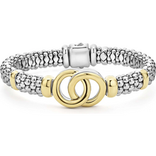 Load image into Gallery viewer, Lagos 18k Gold & Sterling Silver Interlocking Bracelet