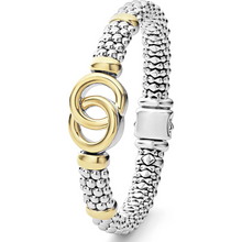 Load image into Gallery viewer, Lagos 18k Gold & Sterling Silver Interlocking Bracelet