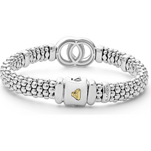 Load image into Gallery viewer, Lagos 18k Gold & Sterling Silver Interlocking Bracelet
