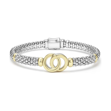 Load image into Gallery viewer, Lagos 18k Gold & Sterling Silver Interlocking Bracelet