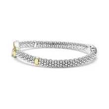Load image into Gallery viewer, Lagos 18k Gold & Sterling Silver Interlocking Bracelet