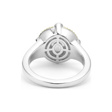 Load image into Gallery viewer, Lagos Sterling Silver and 18K Yellow Gold Luna Pearl & Diamond Ring