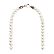 Load image into Gallery viewer, Lagos Sterling Silver Luna Small Pearl Strand Necklace