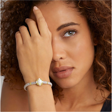 Load image into Gallery viewer, Lagos 18K and Sterling Silver Luna Lux Pearl & Diamond Bracelet