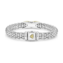 Load image into Gallery viewer, Lagos 18K and Sterling Silver Embrace Large Diamond Bracelet
