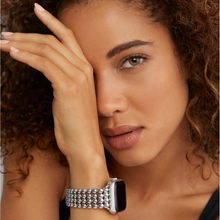 Load image into Gallery viewer, Lagos Stainless Steel Infinite Caviar Beaded Watch Bracelet 38-45mm