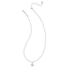 Load image into Gallery viewer, Kendra Scott Silver Dira Necklace in White Crystal