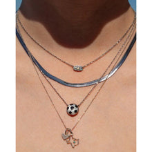 Load image into Gallery viewer, Kendra Scott Soccer Necklace in Ivory Mother of Pearl