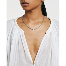 Load image into Gallery viewer, FOPE 18K Gold Eka Tiny Diamond Pave Necklace