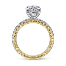 Load image into Gallery viewer, Gabriel " Addi" 14K White-Yellow Gold Diamond Engagement Ring