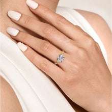 Load image into Gallery viewer, Gabriel " Claudia" 14K White-Yellow Gold Engagement Ring