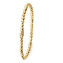 Load image into Gallery viewer, Lagos 18K Caviar Gold 4mm Ball Stretch Bracelet