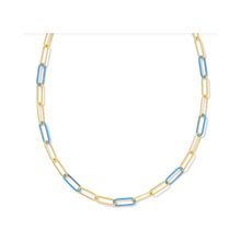 Load image into Gallery viewer, Kendra Scott Ainsley Convertible Chain Enamel Necklace