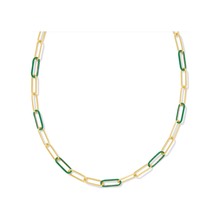 Load image into Gallery viewer, Kendra Scott Ainsley Convertible Chain Enamel Necklace