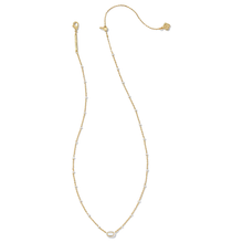 Load image into Gallery viewer, Kendra Scott Elisa Mini Gold Enamel Frame Short Pendant Necklace