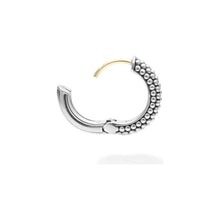 Load image into Gallery viewer, Lagos Sterling Silver Caviar Signature 15mm Hoop Earrings