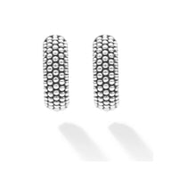Load image into Gallery viewer, Lagos Sterling Silver Caviar Signature 15mm Hoop Earrings