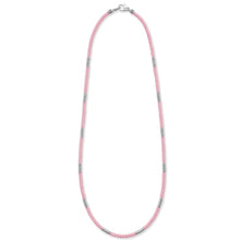 Load image into Gallery viewer, Lagos Pink Caviar 16" Sterling Silver Station Necklace