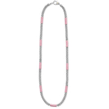 Load image into Gallery viewer, Lagos Sterling Silver 18" Pink Caviar Station Necklace