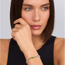 Load image into Gallery viewer, Lagos 18k Gold & Sterling Silver Interlocking Tennis Bracelet