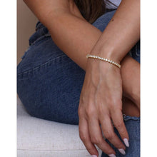 Load image into Gallery viewer, Not Your Basic Diamondette Tennis Bracelet