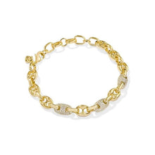Load image into Gallery viewer, Kendra Scott Bailey Pave Chain Bracelet in White Crystal