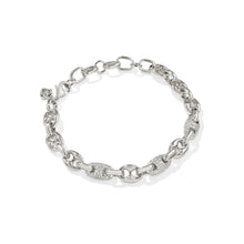 Load image into Gallery viewer, Kendra Scott Bailey Pave Chain Bracelet in White Crystal