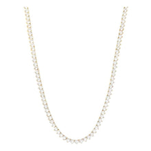 Load image into Gallery viewer, Not Your Basic Tennis Necklace in White Diamondettes
