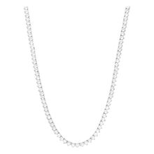 Load image into Gallery viewer, Not Your Basic Tennis Necklace in White Diamondettes