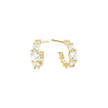 Load image into Gallery viewer, Oh She Fancy Graduated Huggies in White Diamondettes