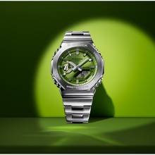 Load image into Gallery viewer, G-Shock G-Steel Silver & Lime Green