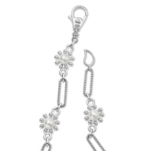 Load image into Gallery viewer, Lagos Sterling Silver Fleur Pearl Link Necklace, 18"