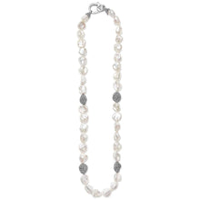 Load image into Gallery viewer, Lagos Sterling Silver Fleur Keishi Pearl Strand Necklace, 18"